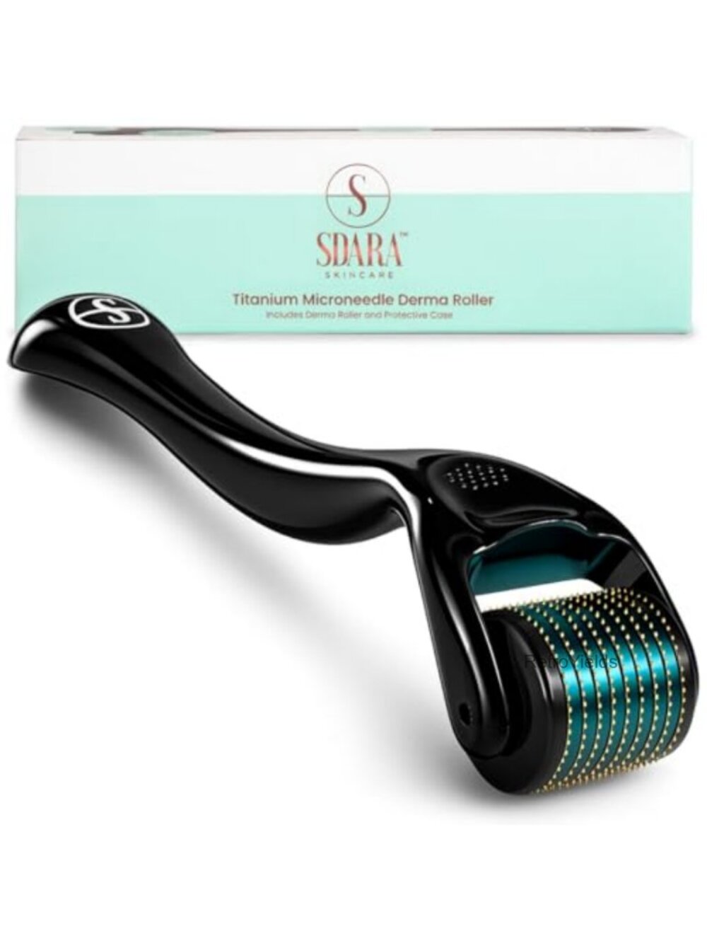 Derma Roller Microneedling Tool for Face Beard Hair with Storage Case